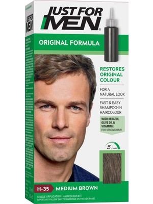 Just For Men Saç Boyası Orta Kahverengi - H35