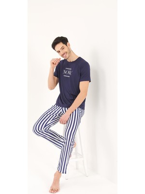 Yeni Inci Yarım Kol Erkek Pijama Takım EPJ840