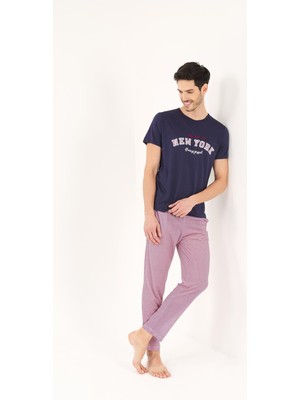 Yeni Inci Yarım Kol Erkek Pijama Takım EPJ841