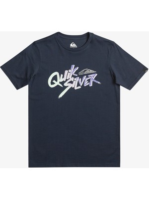 Quiksilver Signaturemove B Erkek Çocuk Mavi Tişört