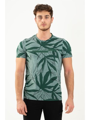 Maraton Sportswear Erkek Bisiklet Yaka T-Shırt