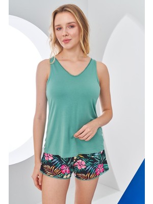 Pjs Kadın Şortlu Pijama Takımı 24159
