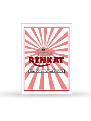 Viktoria Renkat Kumaş Renk Sökücü 16 gr Pamuk ve İpek İçin Etkili Ağartıcı