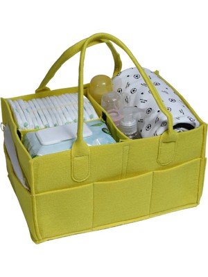 Bages Keçe Anne Bebek Bakım Çantası Düzenleyici Organizer - Gri