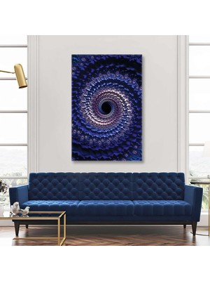 SML Tablo Fraktal Sanat Karmaşık Şekiller Dekor Kanvas Tablo