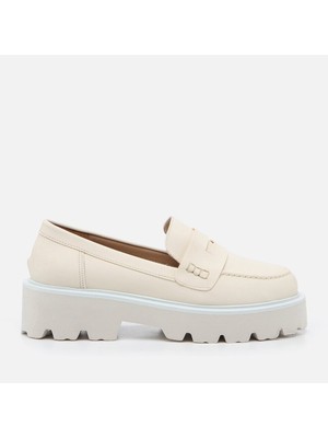 Hotiç 01AYH262010A400 Kemik Kadın Loafer
