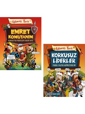 Eğlenceli Bilgi Yayınları Eğlenceli Bilgi Tarih 2 Kitap Set / Emret Komutanım + Korkusuz Liderler