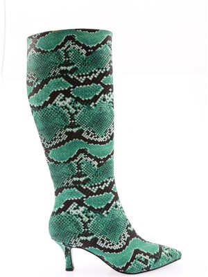 DGN K300-22K Kadin Sivri Burun Topuklu Çizme