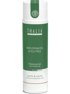 Thalia Yüz Temizleme Jeli 200 ml Yağlı Ciltler için E Vitamini ve Bitkisel Yağ Formüllü