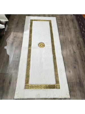 Dericibey Osmanlı Motifli Gold Varaklı Peluş Halı 160 x 230 cm