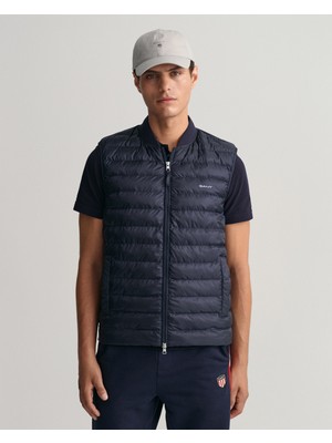 Gant Erkek Lacivert Regular Fit Fermuarlı Yelek 7006301.433