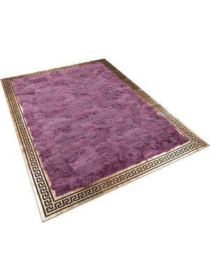 Dericibey Gold Varaklı Mor Renk Toskana Halı 160 x 230 cm