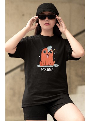 Populus Anime Chainsaw Man Pochita Tişört