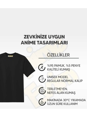 Populus Anime Saitama Oppai Baskılı Tişört