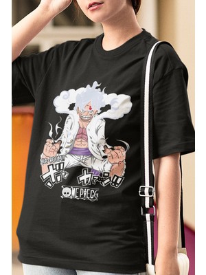 Populus Anime Luffy Gear 5 Tişört