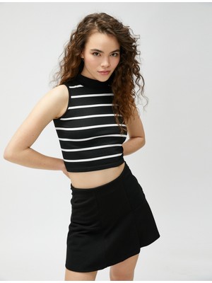 Koton Mini Şort Etek Kloş Volanlı