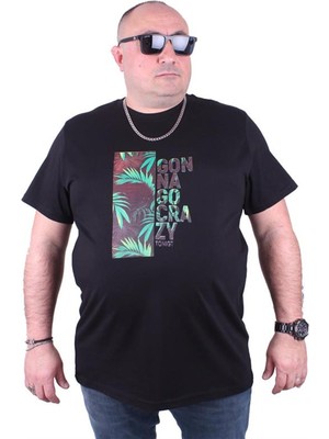 Starbattal Büyük Beden Erkek Sıfır Yaka Tişört