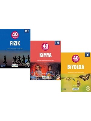 Okyanus Yayınları TYT 40 Seansta Fizik Kimya Biyoloji Seti