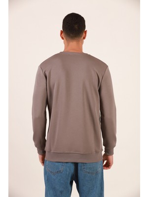 Dk Daksel Special Product Regular Fit Füme Renk Erkek Sweatshirt