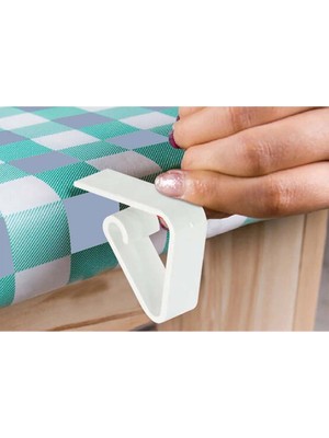Binbirreyon Binbir Reyon Masa Örtüsü Klipsi Mandalı 8 Adetli Set Plastik Malzeme ile Güçlü Tutma Özelliği RD074