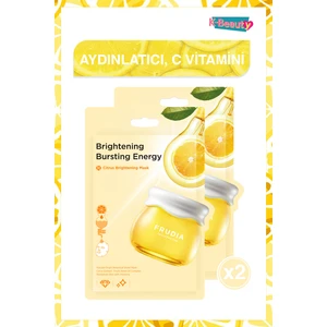 Citrus 1 Adet Aydınlatıcı Yüz Maskesi X2 Adet