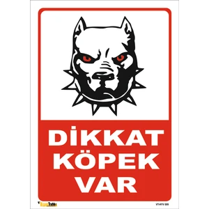 Vizyon Trafik Dikkat Köpek Var