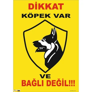 Vizyon Trafik Dikkat Köpek Var