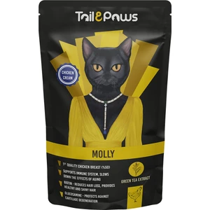 Tail And Paws Molly Tavuk Etli Pounch Kedi Konservesi