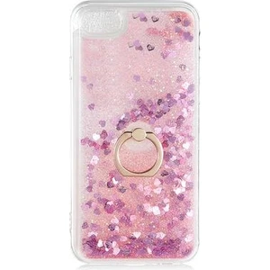 Apple iPhone 8 Kılıf Sulu Simli Akışkan Silikon