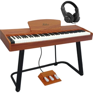 PLX-125-OR TAŞINABILIR Dijital Piyano Tuş Hassasiyetli 88 Tuş Bluetooth (Stand Ve kulaklık Ile)