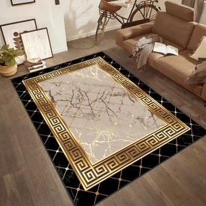 Rovigo Home Dijital Baskı Yıkanabilir Kaymaz Taban Salon Halısı Rvg1833-Sm99