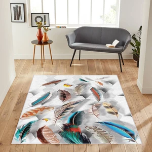 Rovigo Home Dijital Baskı Yıkanabilir Kaymaz Taban Salon Halısı Rvg1877-Sm214