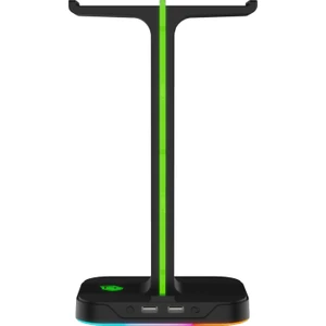 RGB USB Çoklayıcı Oyuncu Kulaklık Standı