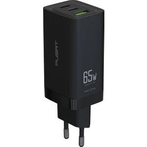 GaN PD 65W ( 2x Type-C ve 1x USB) Hızlı Şarj Adaptörü