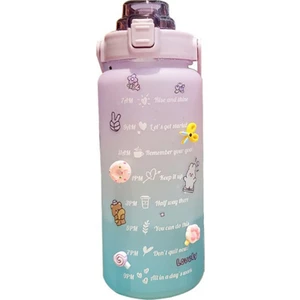 2000 ml Büyük Kapasiteli Spor Su Şişesi (Yurt Dışından)