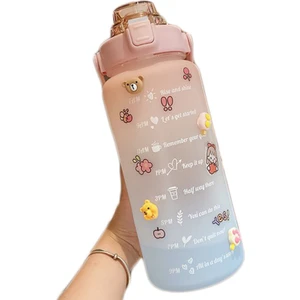 2000 ml Büyük Kapasiteli Spor Su Şişesi (Yurt Dışından)