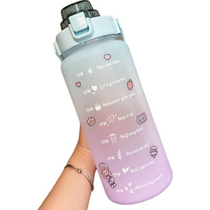 2000 ml Büyük Kapasiteli Spor Su Şişesi (Yurt Dışından)
