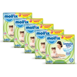 Izotonik Sulu Ferah Temizlik Islak Mendil 3X60'LI x 5 Adet