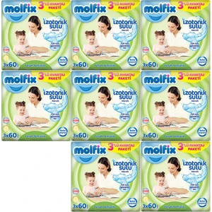 Izotonik Sulu Ferah Temizlik Islak Mendil 3X60'LI x 8 Adet