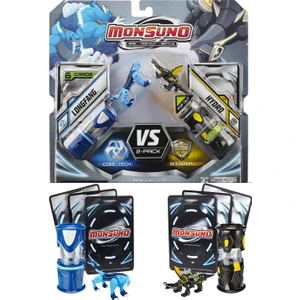 Giochi Preziosi Monsuno, Lisanslı Longfang Vs Hydro Figürleri, Fırlatma Kapsülleri ve 6 Oyun Kartı