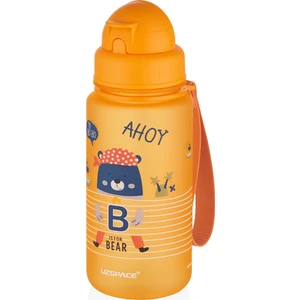 3024 400ML Turuncu Desenli Yeni Seri Su Matarası