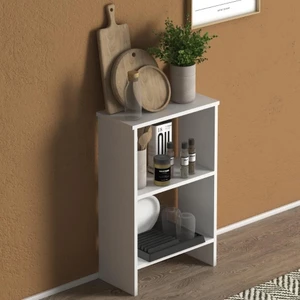 Monte Sehpa Flora Midi Mutfak Rafı Bangosu Çok Amaçlı Dolap Beyaz