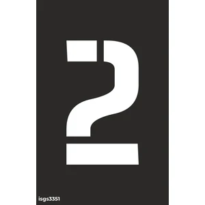 İsg Tabelam 2 Rakamı Boyama Şablonu (Set1)