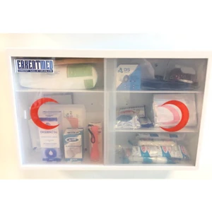 Plastik Ecza Dolabı Duvar Tipi Içi Dolu (Standart Set Içerik)