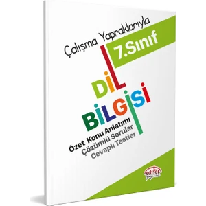 Editör Yayınları Çalışma Yapraklarıyla 7. Sınıf Dil Bilgisi