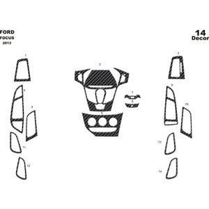 meriç cockpit design Meriç® Ford Focus Ön Torpido Kaplama Maun 14 Parça 2013-2016