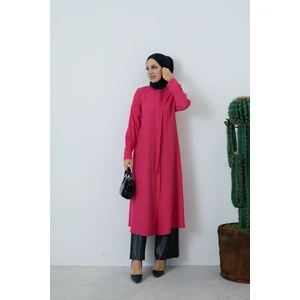 Fularlı Tunik-Fuşya