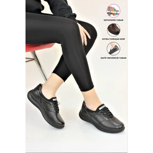 Kadın Hakiki Deri Spor Ortopedik Ayakkabı FR54501