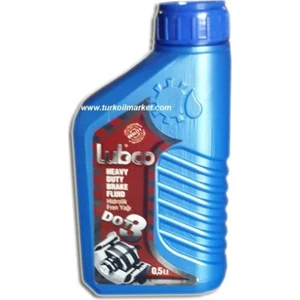 Lubco Dot3 Fren Hidrolik ve Debriyaj Dolum Yağı 500 Ml(2 Adet)