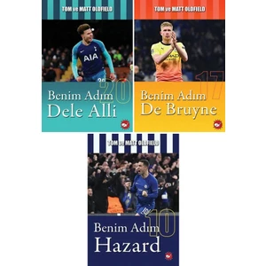 Benim Adım Serisi Futbolcular 3 Kitap Set / De Bruyne - Dele Alli - Hazard